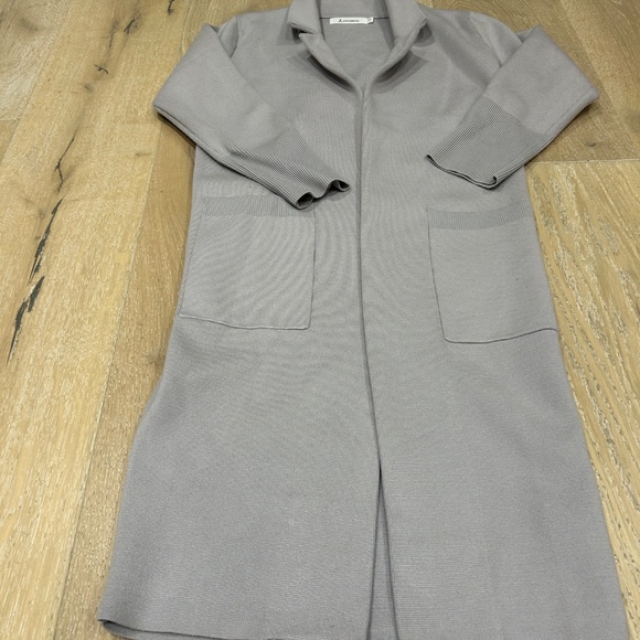 Purple grey sweater jacket small - Picture 3 of 4